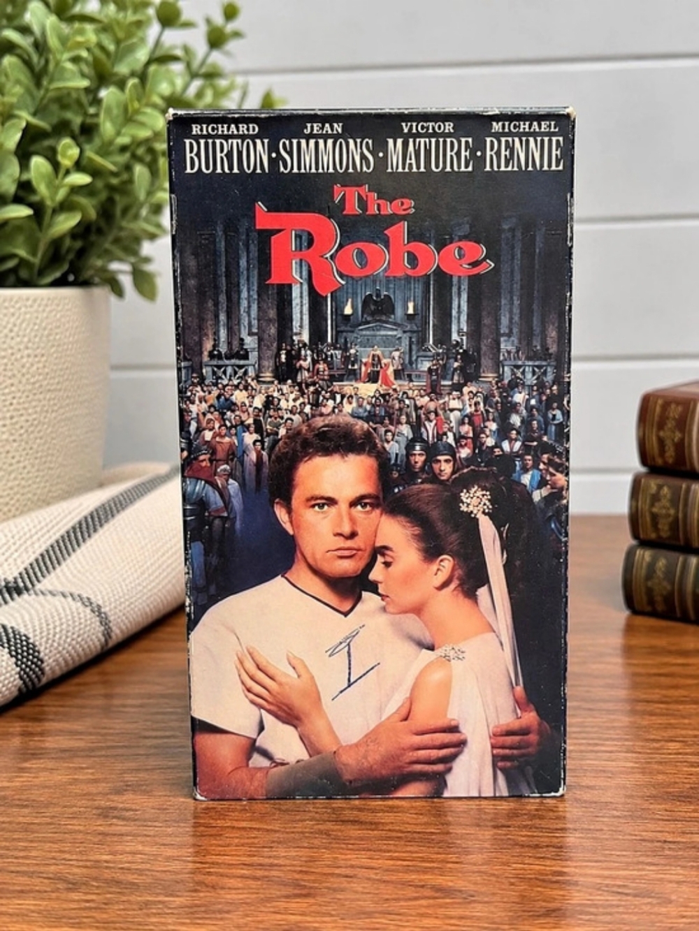 The Robe VHS Richard Burton Jean Simmons MGM/UA Classic Film